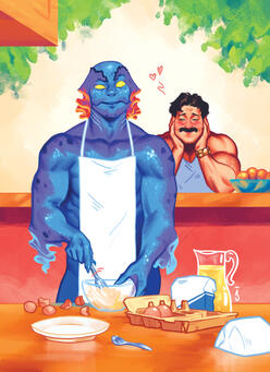 And They Were Monsters Pin Up