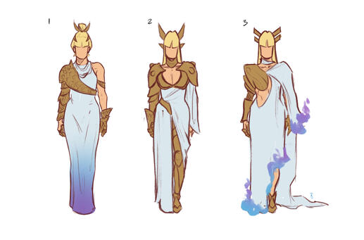 Light Magik Gala Design Sketches